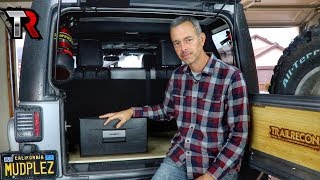 DIY Jeep Storage Platform & Dometic Drawer Fridge Review