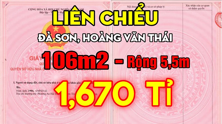 #106 Bán đất Đà Nẵng (Liên Chiểu), Kiệt 4m Đà Sơn, Hòa Khánh Nam - 106m2, Giá 1,670 Tỉ