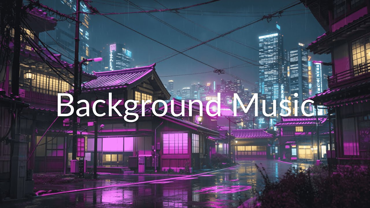 Tokyo Lofi Study Cafe | Neon Rain