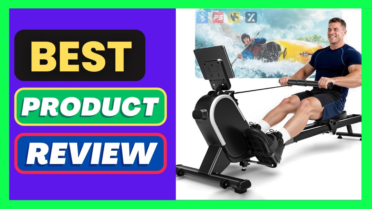 MOSUNY Rowing Machines for Home, 16/32-Level Adjustable Resistance