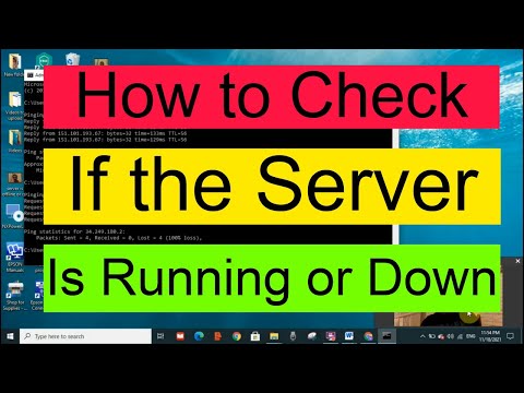 How do I check if my server is down?