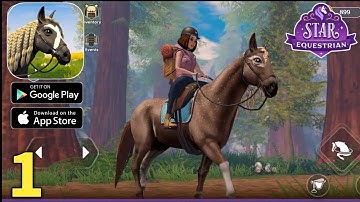 Star Equestrian Horse Ranch Gameplay Walkthrough Part 1 - Tutorial (ios, Android)