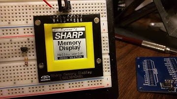 Sharp Memory Display Demo
