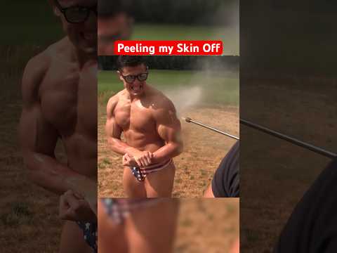 Painfully Removing my SKIN with a Pressure Washer… #funny #experiment #science