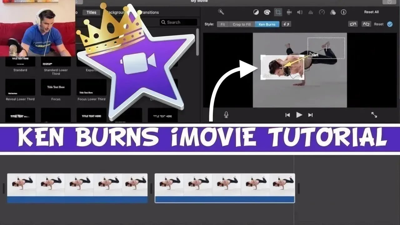 Урок по созданию эффекта Кена Бернса в iMovie — Как сделать эффект Кена Бернса в iMovie
