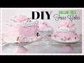 DIY DOLLAR TREE FAUX CAKE TUTORIAL 🍰HOW TO MAKE A FAKE CAKE ON A BUDGET