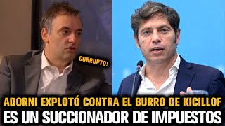 Adorni Explotó Contra El Burro De Kicillof En Plena Entrevista