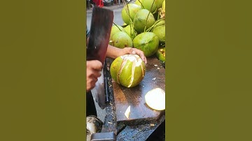 Coconut Cutting The Most Satisfying Technique Yet
