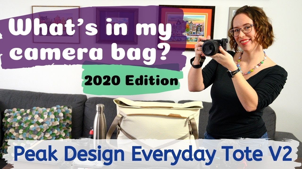 WHAT'S IN MY CAMERA BAG 2020 EDITION // Peak Design Everyday Tote V2