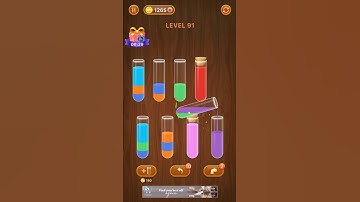 Sort Em All Water Puzzle Level 91 Solution