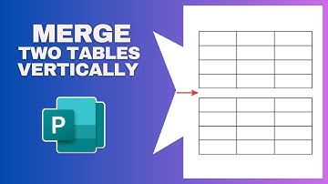 How to Merge Two Tables Vertically in Microsoft Publisher