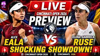 SHOCKING! Alex Eala Gets REVENGE Chance vs Ruse in Cincinnati — WTA Fans CAN’T BELIEVE IT! 😱🔥