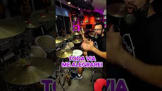 Como tocar "TODA VIA ME ALEGRAREI" na bateria? #drummer #bateria #drums