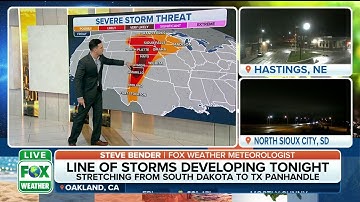 From South Dakota To TX: Severe Storms With Risk Of Tornadoes, Large Hail Begins Friday