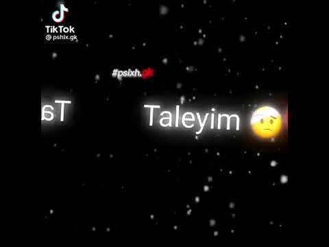 Üzüme gülmedi 1 defe taleyim (statusluq)