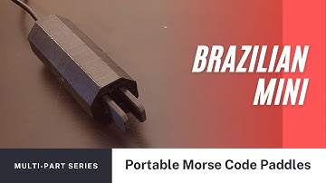Brazilian Mini Portable Morse Code Paddle by Fabio PY2AGO