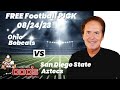 Free Football Pick Ohio Bobcats vs San Diego State Aztecs Prediction, 8/24/2023 College Football