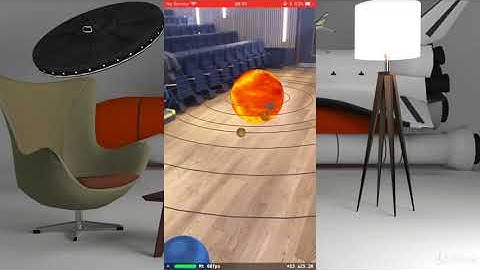 The Complete iOS 11 ARKit Developer Course : What We Create - AR Solar System
