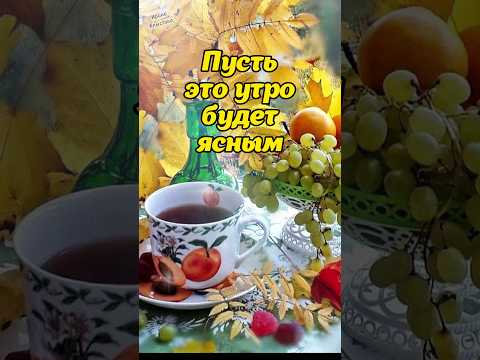 Доброе утречко! ☕️ Хорошего дня!👌🌺 Цените каждый миг! 🙏✨️ #shorts