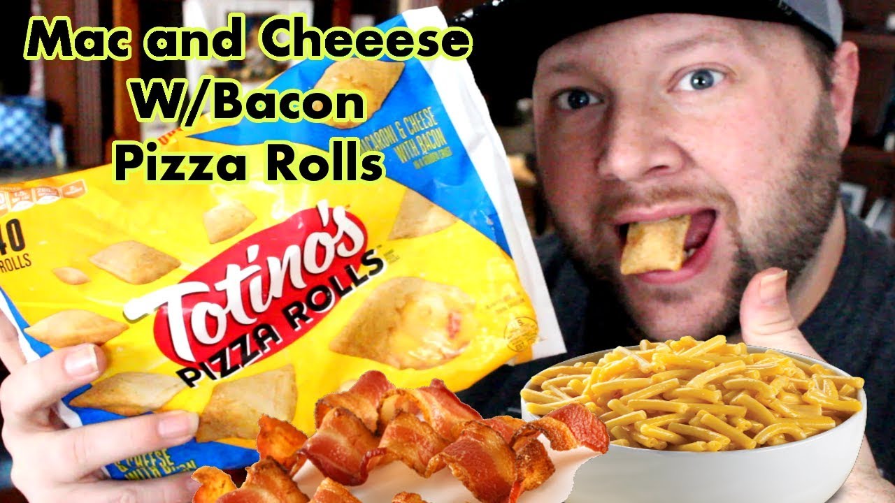 Totino's Mac and Cheese Pizza Rolls Food Review YouTube