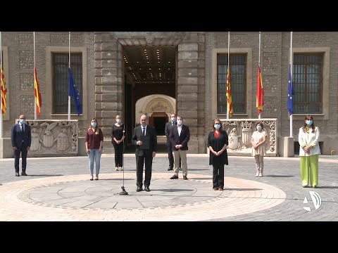 Aragón, en silencio por las víctimas de la pandemia