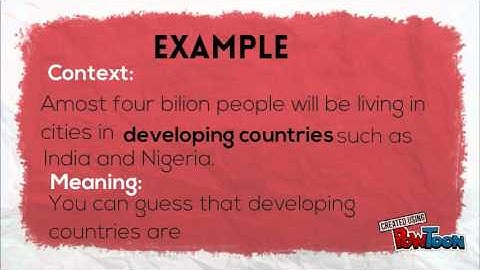 Getting Meaning from Context II