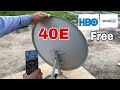 How to set 40e express satellite latest update 2024 hbo watan free