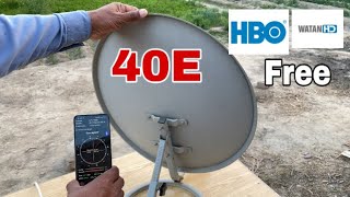 How To Set 40E Express Satellite Latest Update 2024 HBO, Watan HD Free? screenshot 3