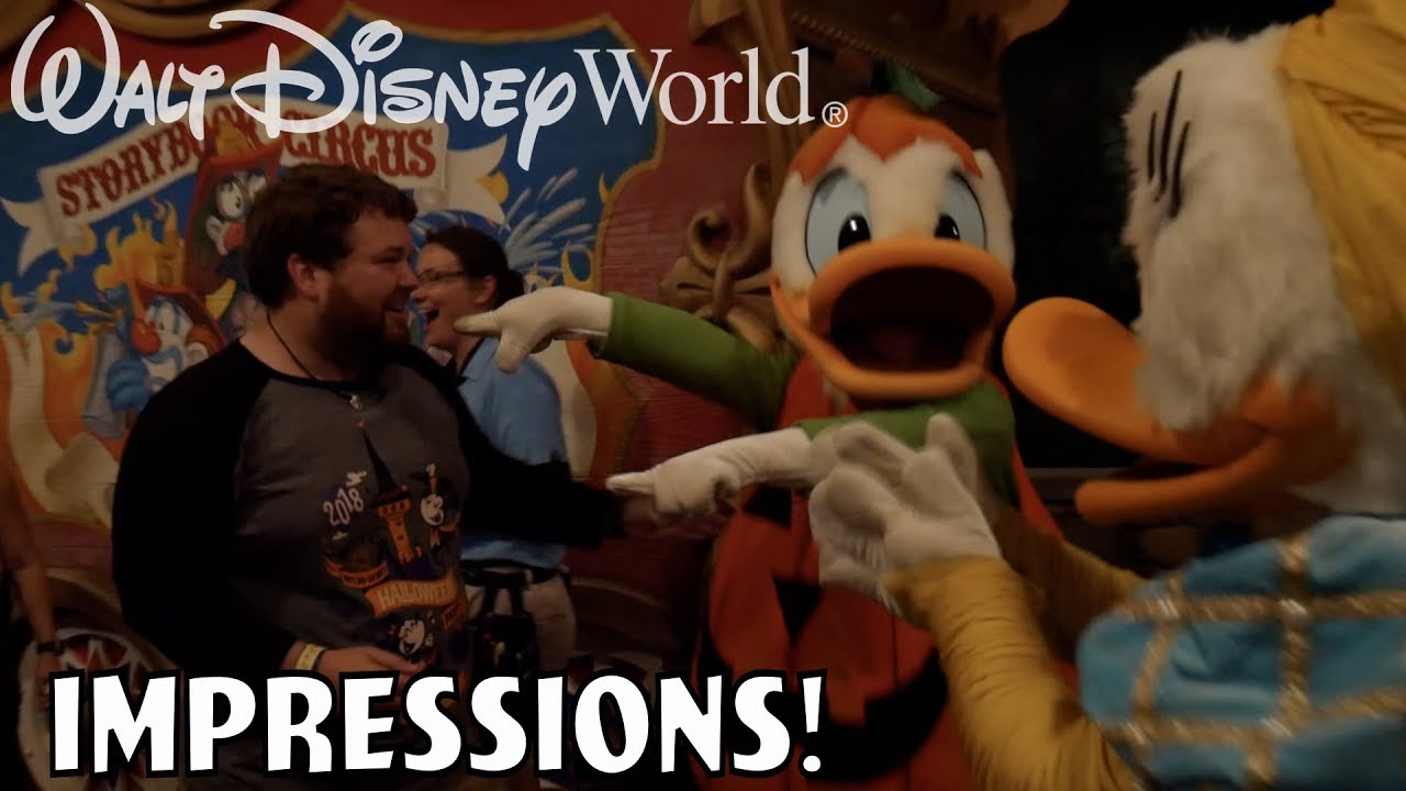 I'VE NEVER SEEN DONALD HAPPIER!! - Disney World Impressions Halloween aladdin imdb