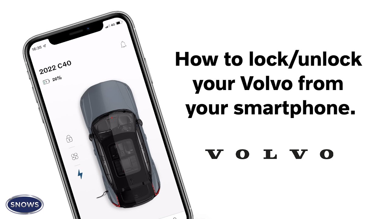 HOW TO LOCK/UNLOCK YOUR VOLVO FROM YOUR SMARTPHONE Volvo Cars App