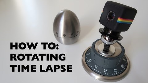 DIY ROTATING TIMELAPSE DEVICE - IKEA HACK