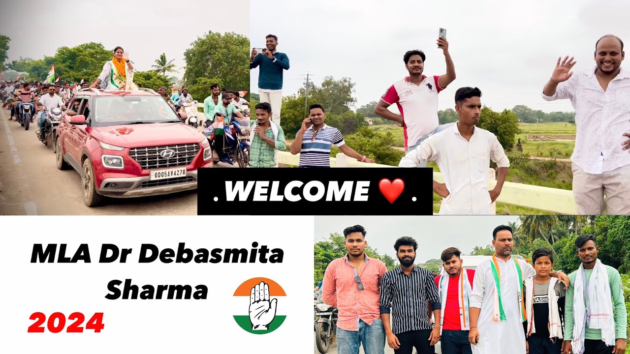 Welcome Dr Debasmita Sharma ❤️ Aul Rajkanika Kendrapara 💚 Lok Sabha Election 2024