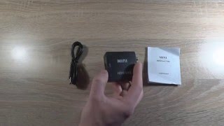 Переходник-конвертер сигнала с HDMI в RCA (AV, тюльпаны)