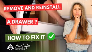 How to Remove and Reinstall a Drawer in Seconds 🛠️🗄️