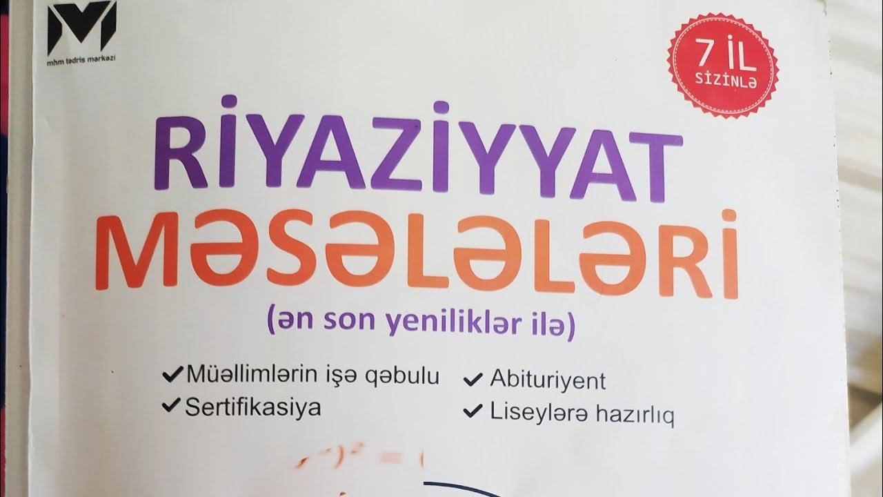 MHM Qarışıq Məsələlər 220-230 sualların izahı