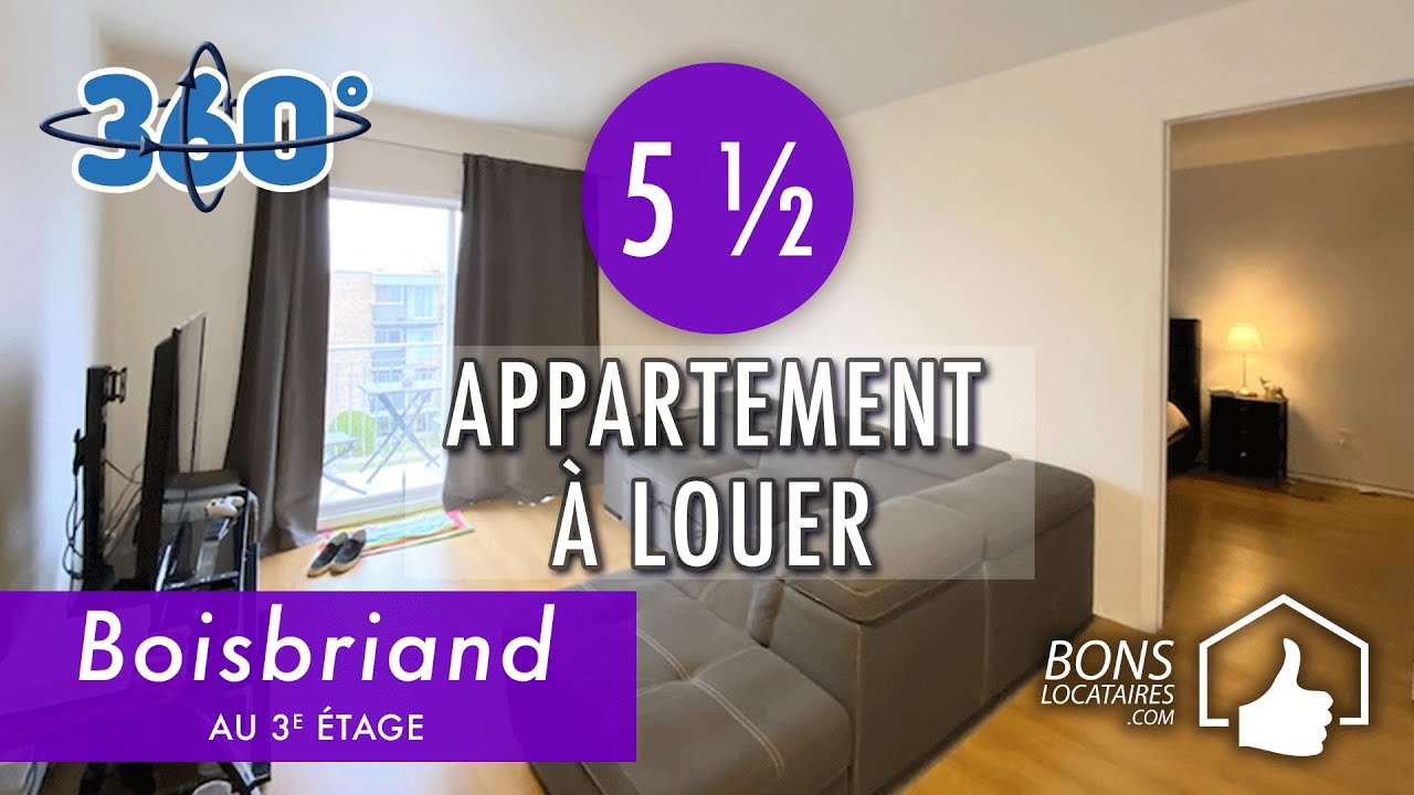 Appartement à louer /Visite virtuelle 360° Virtual Tour / Boisbriand 5