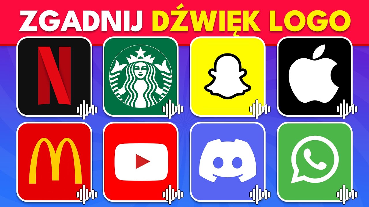 Zgadnij Dźwięk LOGO 🤔👀🔊 Tiktok, McDonald's, Pepsi, Netflix | Quiz Logo 2025 - Bóbr Quiz