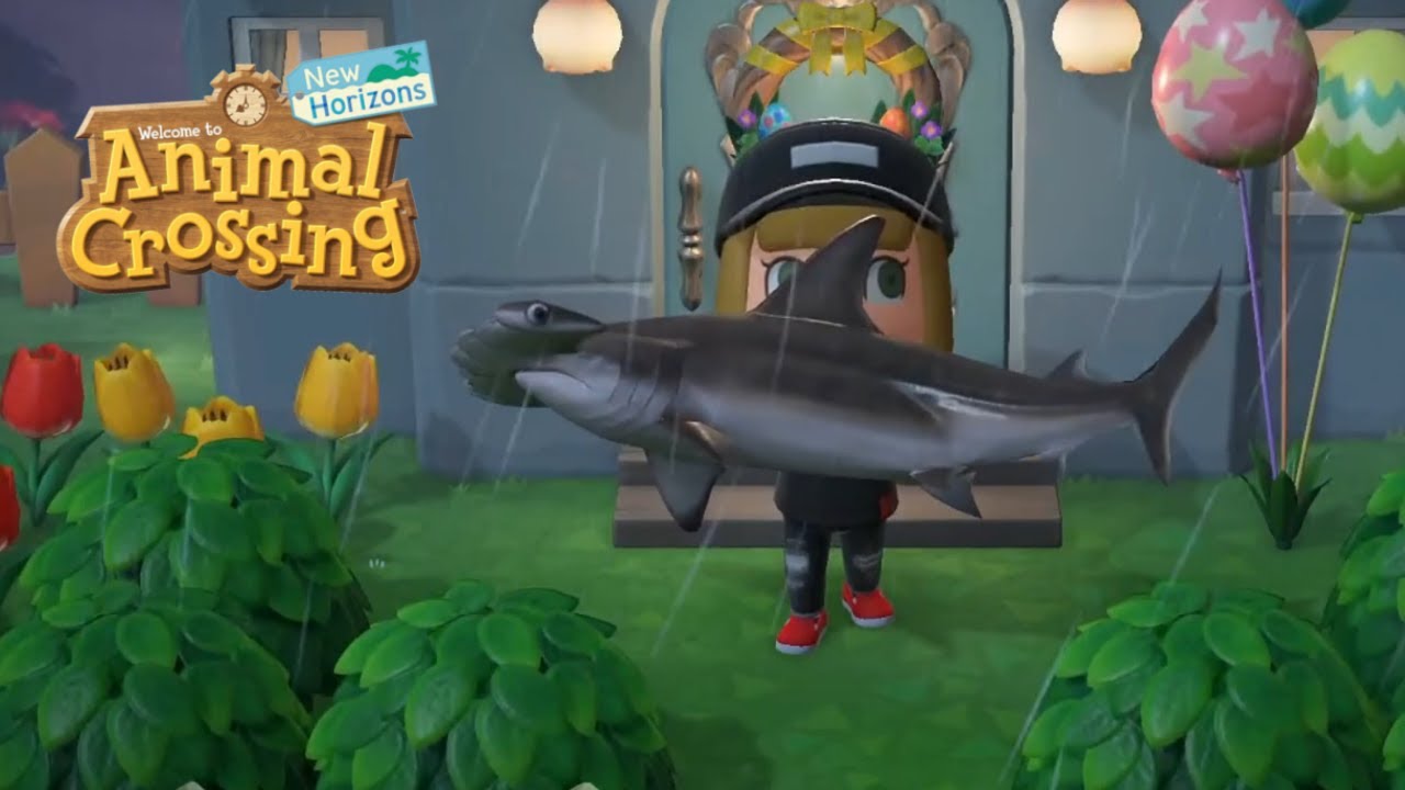 COMO PESCAR UN PEZ MARTILLO (Video, guía y ficha) - Animal Crossing New ...