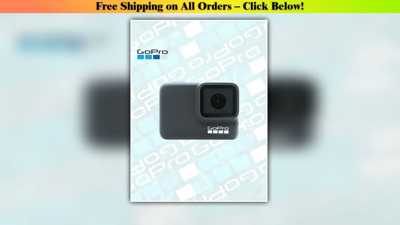 GoPro hero 7 silver 4k30 frame vertical camera HD anti shake WiFi connection cycling skiing