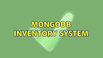 MongoDB inventory system