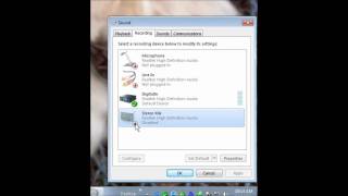 How to Enable Stereo Mix in Windows 7 for audio recording direct from PC
