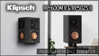 Klipsch RP-600M II & RP-502S II - The new generation of bookshelves and surrounds.