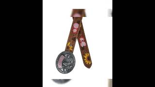 Clean everyday Western and contemporary style — Bouquet Hand-Tooled Leather Women's Belt.