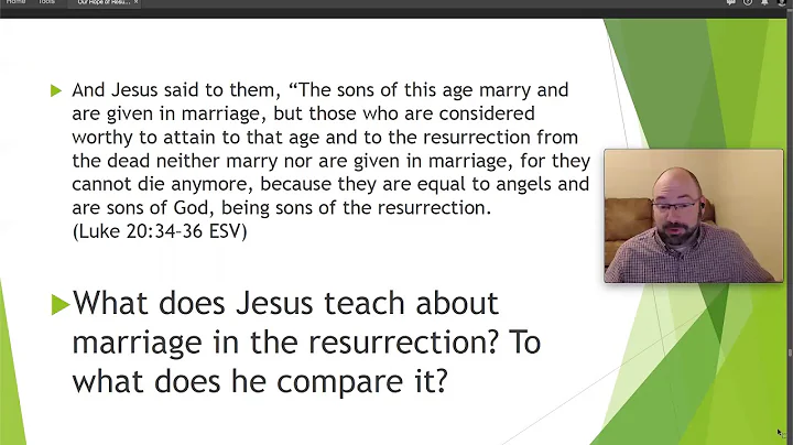 Bible Class: Our Hope of Resurrection - May 10, 2020