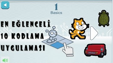 EN EĞLENCELI 10 KODLAMA UYGULAMASI(Kodlama ve Algoritma)