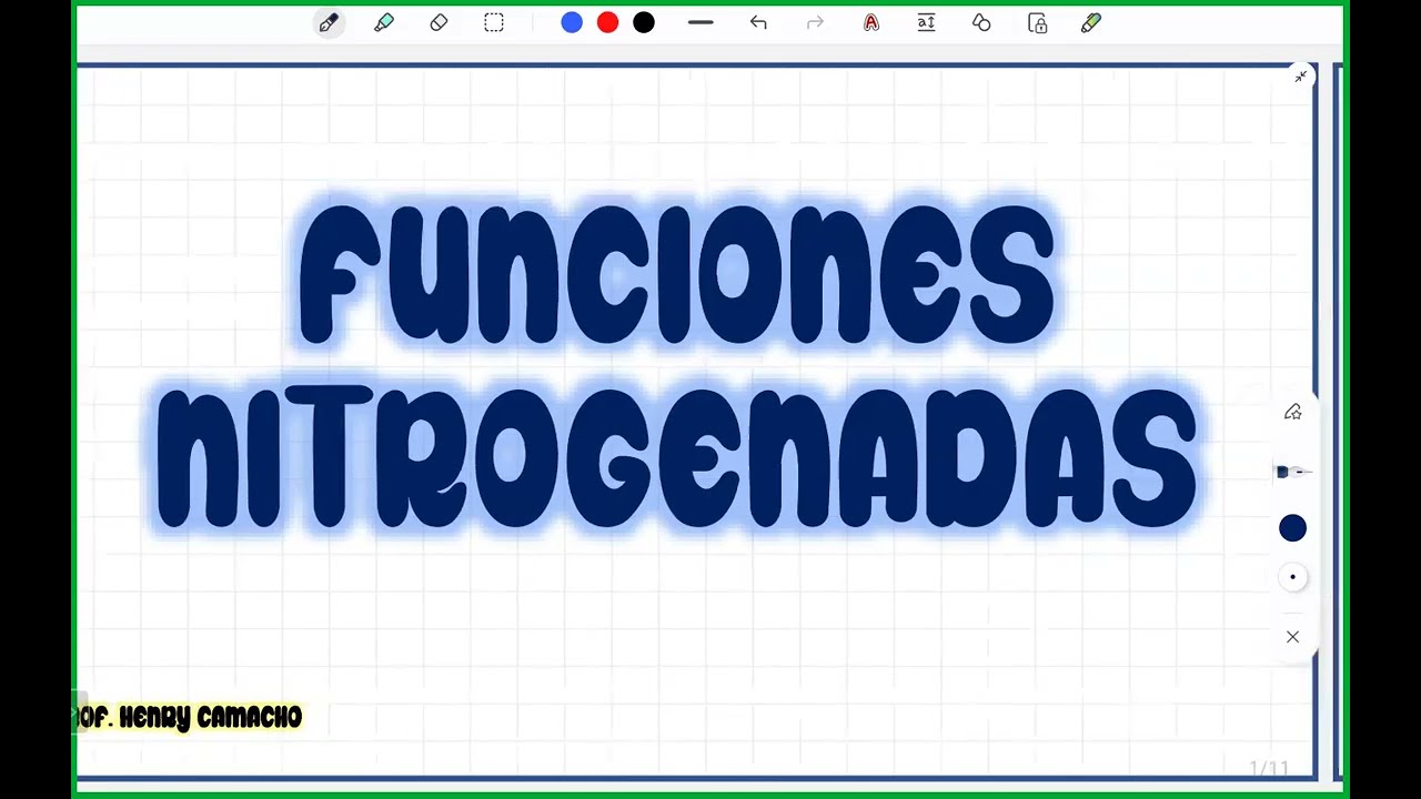 SEMANA 11.2 - FUNCIONES NITROGENADAS