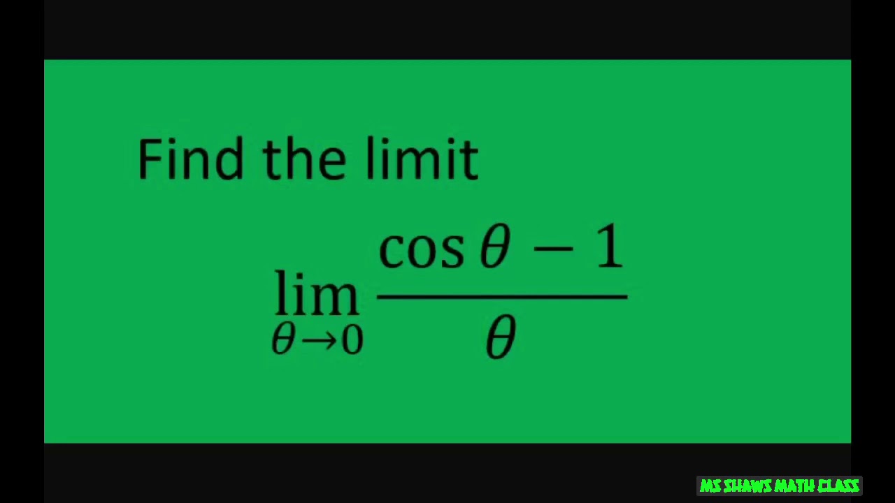 Find The Limit Of Cos X 1 Divided By X As X Tends To Zero YouTube find-the-limit-of-cos-x-1-divided-by-x-as-x-tends-to-zero-youtube