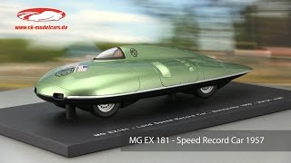 ck-modelcars-video: MG EX 181 - Speed Record Car 1957 CMR