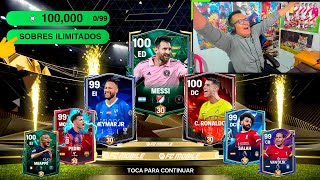 😱 ¿QUE PASA SI GASTAS 100,000 PUNTOS COMPETITIVOS en SOBRES ILIMITADOS de DIVISION RIVALS FC MOBILE?