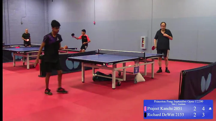 Princeton Pong September Open U2200 Semi-finals Pr...
